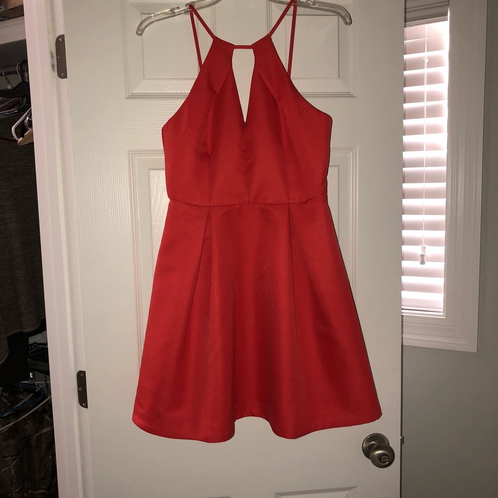 Orange dress